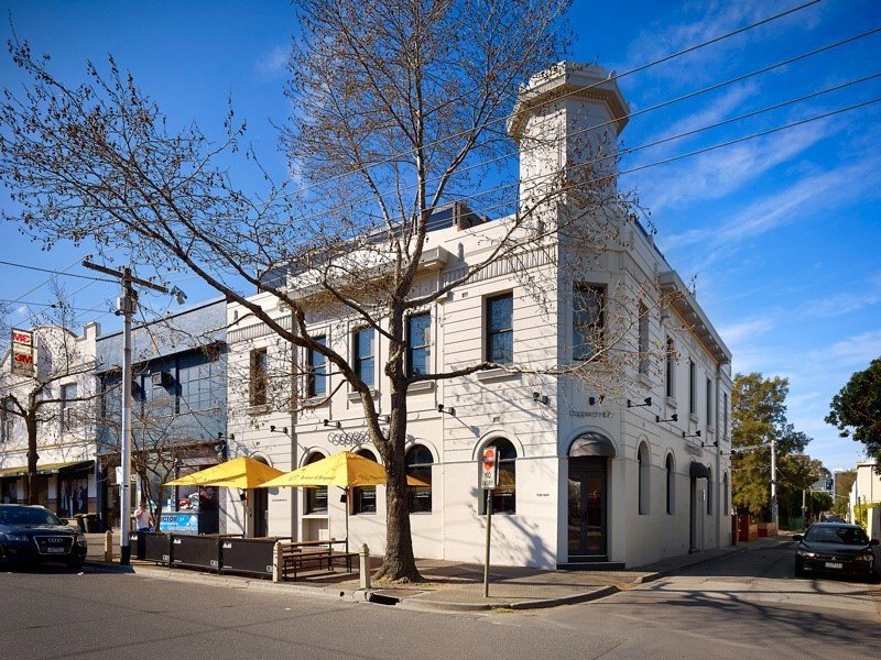 The Coppersmith Hotel facade on Clarendon Street, South Melbourne
